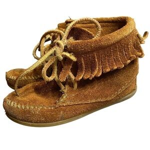 Minnetonka Brown Tramper Boot Size 8 Toddler Kids